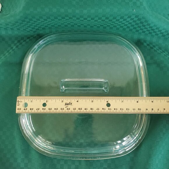PYREX 10" Square Replacement Cover Lid Casserole Hotdish Clear Glass 680C-07 - Picture 5 of 5